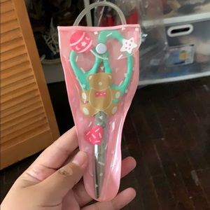Sanrio Just for FUN Bear scissors RARE 1986